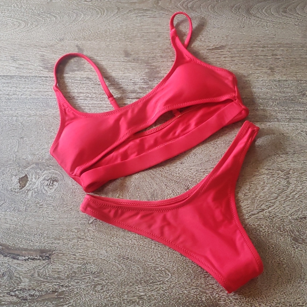 Red bikini